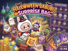 খেলা Halloween Labubu Surprise Bag