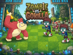 খেলা Zombie vs Gorilla