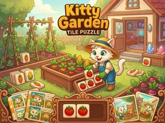 খেলা Kitty Garden Tile Puzzle