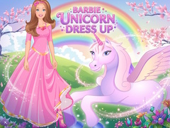 খেলা Barbie unicorn dress up