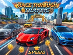 খেলা Race Through Traffic