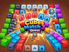 খেলা Cubes Match 3 Quest