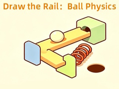 খেলা Draw the RailBall Physics