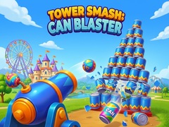 খেলা Tower Smash: Can Blaster