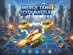 খেলা Merge Tank City Battle 
