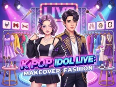 খেলা Kpop Idol Live: Makeover Fashion