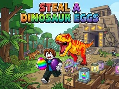 খেলা Steal a Dinosaur Eggs