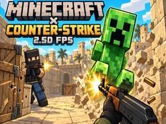 খেলা Minecraft Counter Strike: 2.5D FPS