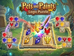 খেলা Pets and Paints: Logic Puzzle