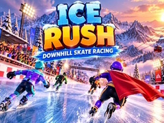 খেলা Ice Rush Downhill Skate Racing