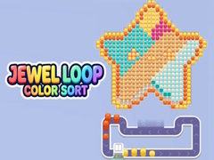 খেলা Jewel Loop Color Sort