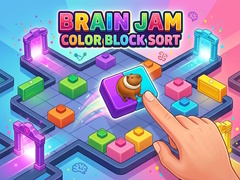 খেলা Brain Jam Color Block Sort