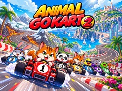 খেলা Animals Go Kart 2