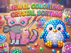খেলা Jewel Coloring: Crystal Sorting