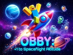 খেলা Obby: +1 to spaceflight altitude
