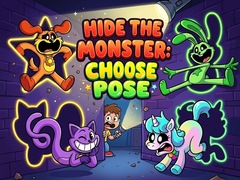 খেলা Hide the Monster: Choose Pose