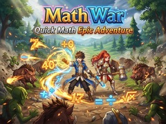 খেলা Math War: Quick Math Epic Adventure