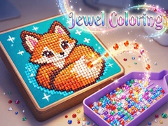 খেলা Jewel Coloring