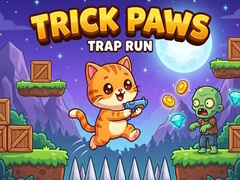 খেলা Trick Paws Trap Run