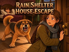 খেলা Rain Shelter House Escape