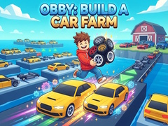 খেলা Obby: Build a Car Farm