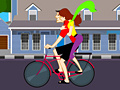 খেলা Cycling Kiss