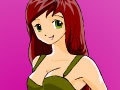 খেলা Dress up the girl-Anime