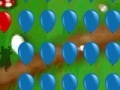 খেলা Bloons and super monkey
