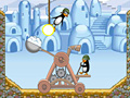 খেলা Crazy Penguin Catapult