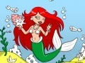 খেলা Mermaid Aquarium Coloring Game