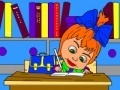 খেলা Masha and the Bear do their homework